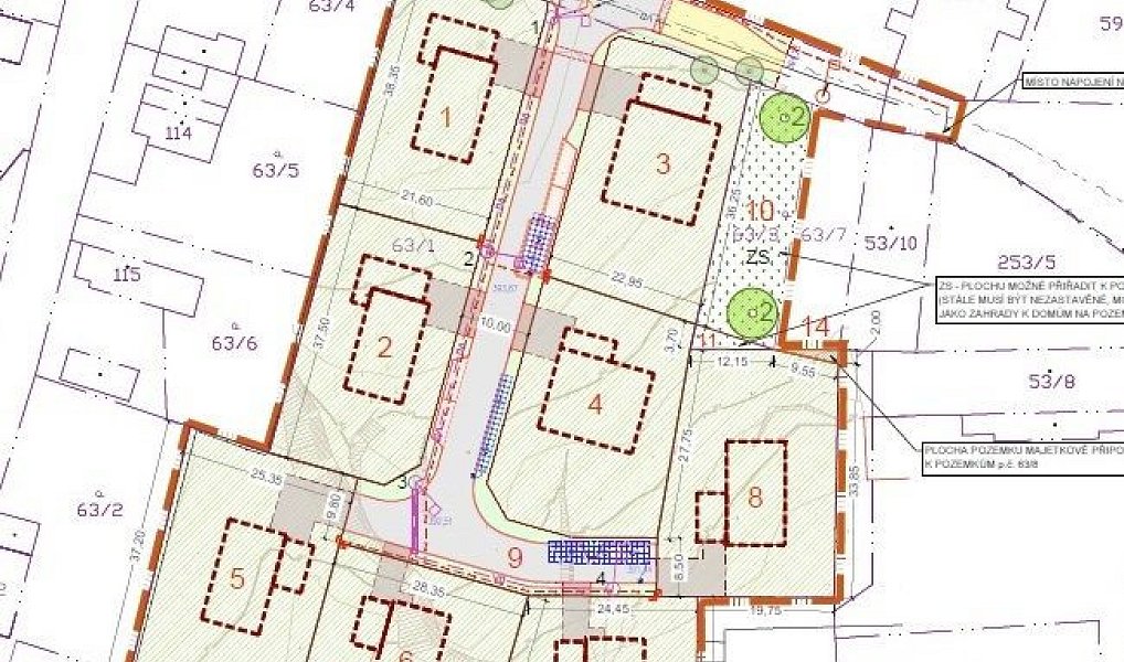 Prodej stavebního pozemku 8 421 m², Církvice – náhled fotky 2