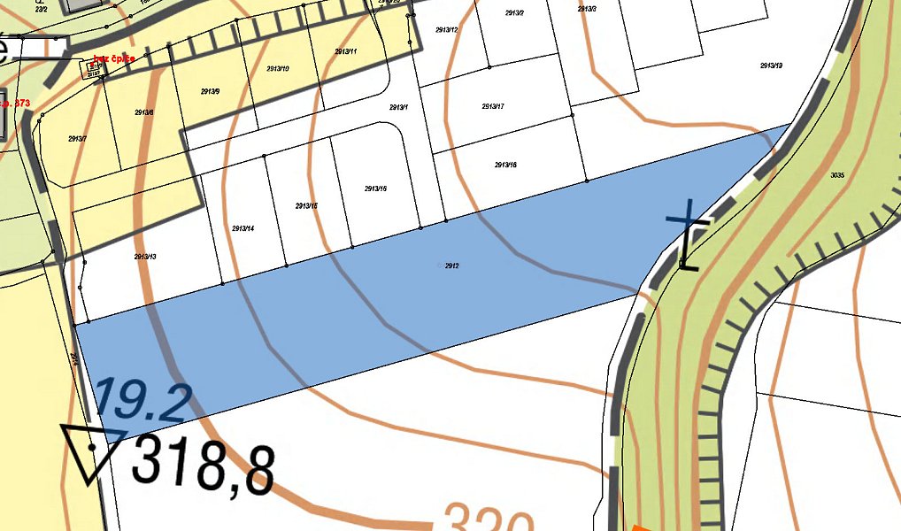Prodej stavebního pozemku 83 m², Bořitov – náhled fotky 3