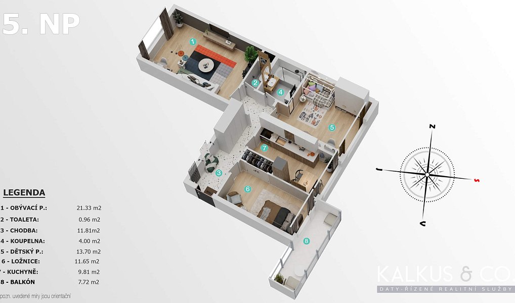 Prodej bytu 3+1 78 m², Hradec Králové – náhled fotky 2