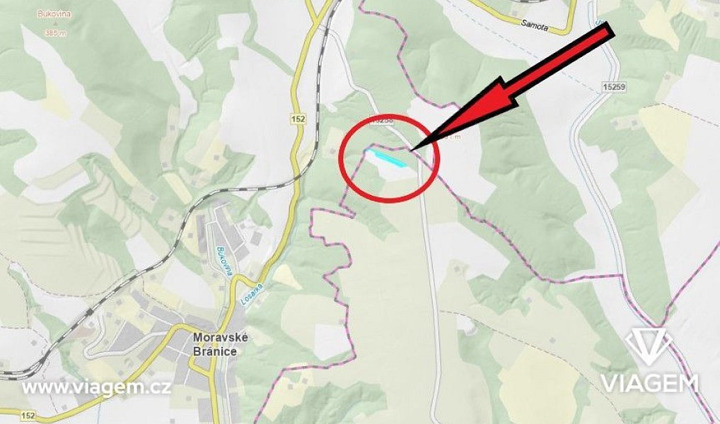 Prodej lesa 1 559 m², Dolní Kounice – náhled fotky 4