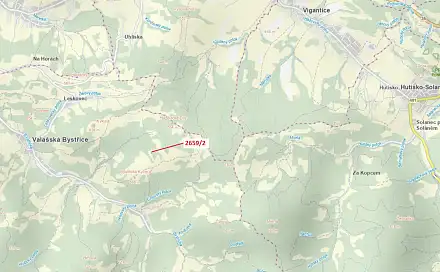 Dražba louky 614 m², Valašská Bystřice