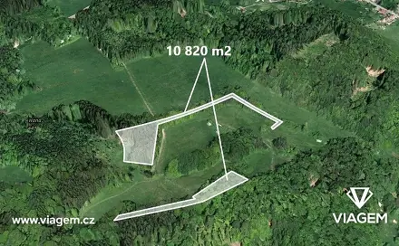 Prodej lesa 5 410 m², Veselé, okres Děčín