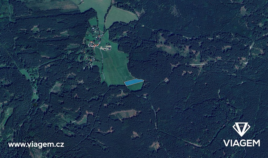 Prodej pole 807 m², Strašín – náhled fotky 3