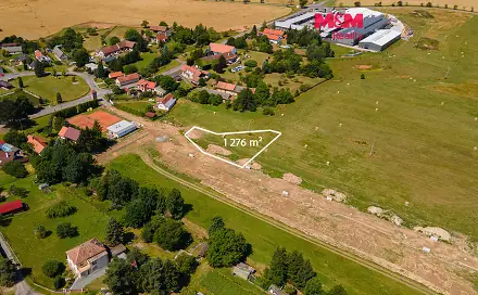 Prodej stavebního pozemku 1 276 m², Urbanice, okres Pardubice