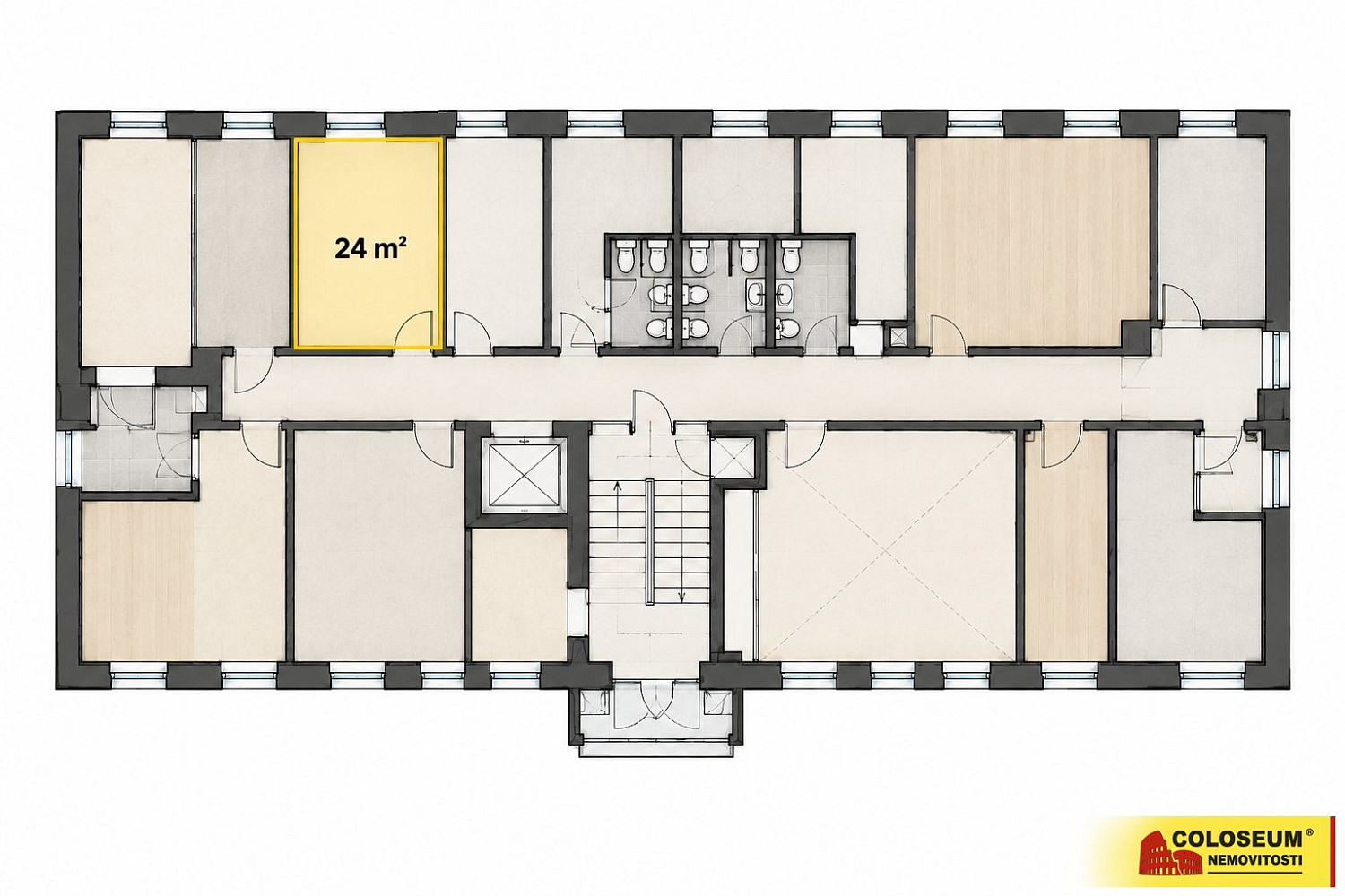 Pronájem kanceláře 24 m² – fotografie 5