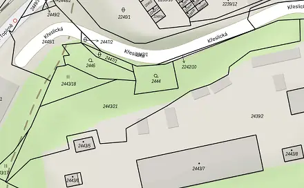 Prodej stavebního pozemku 1 528 m², Křeslická, Praha 10 - Vršovice