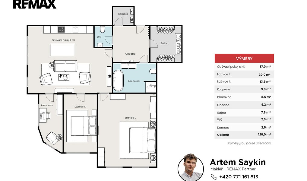 Prodej bytu atypického 119 m², Kladno – náhled fotky 17