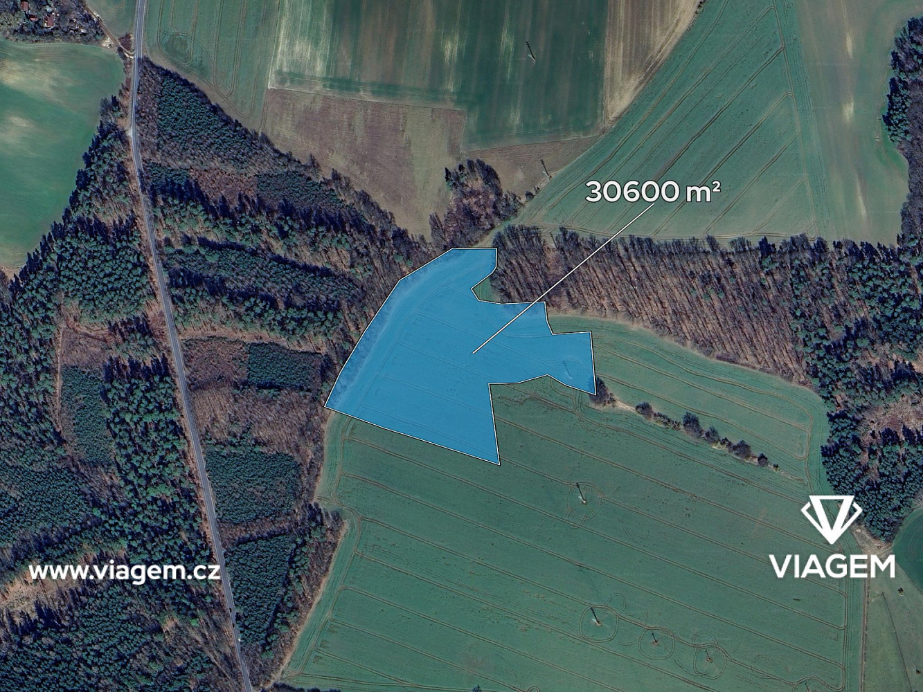 Prodej pole 10 098 m² – fotografie 2