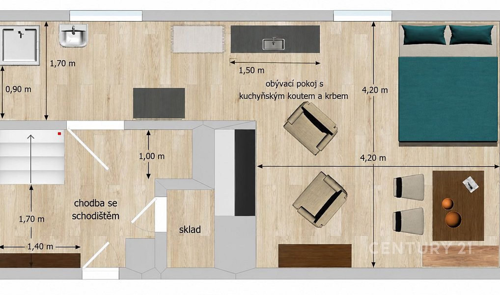 Prodej domu 69 m² s pozemkem 421 m², Střítež pod Křemešníkem – náhled fotky 3