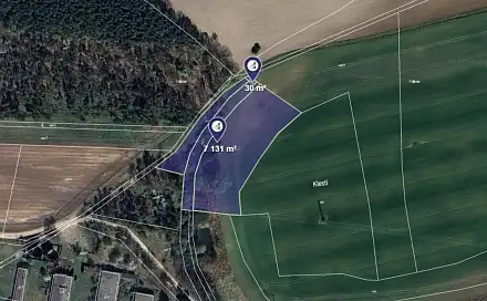 Prodej pole 7 161 m², Přelouč, okres Pardubice