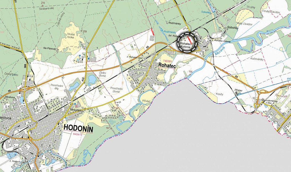 Prodej stavebního pozemku 2 064 m², Rohatec – náhled fotky 6