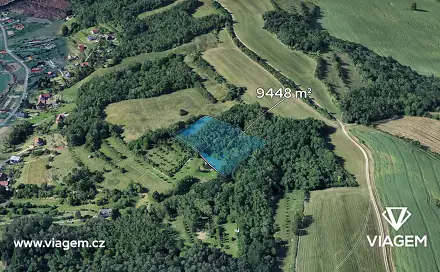 Prodej lesa 3 149 m², Kudlovice, okres Uherské Hradiště
