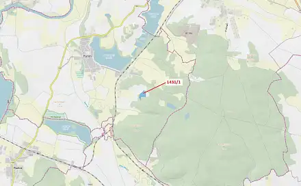 Dražba lesa 15 718 m², Putim