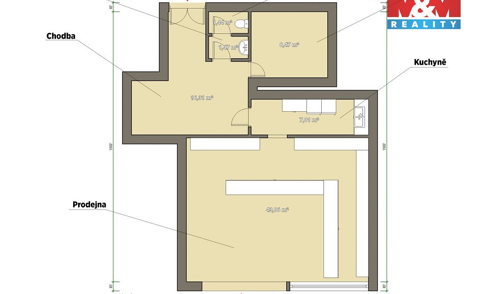 Pronájem obchodních prostor 86 m², Třemošná – náhled fotky 5