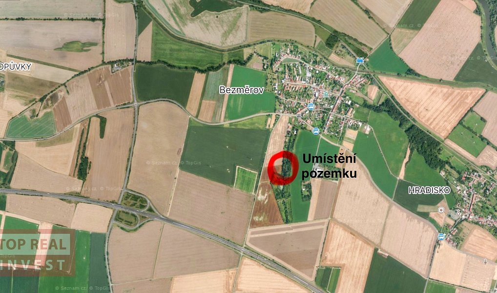 Prodej zahrady 5 529 m², Bezměrov – náhled fotky 3