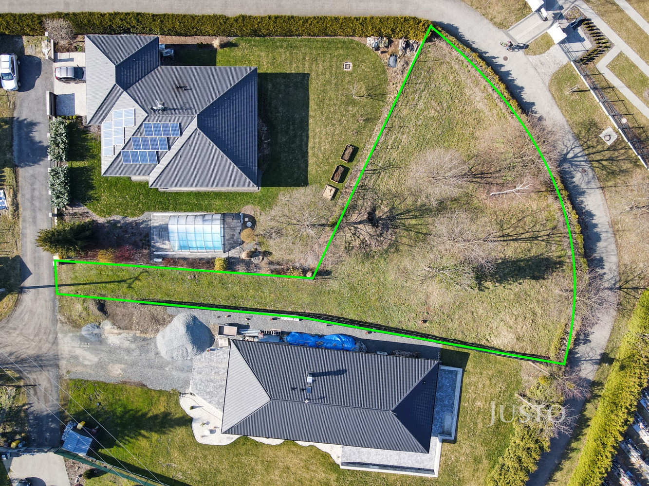 Prodej stavebního pozemku 1 088 m² – pohled 3