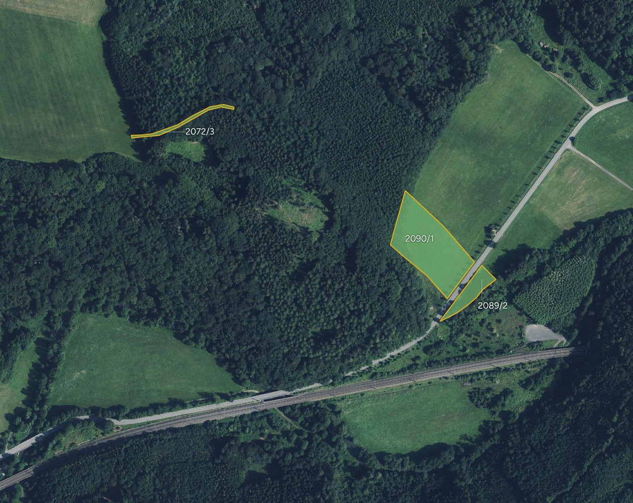 Prodej louky 8 036 m²