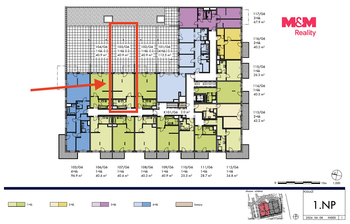 Prodej bytu 1+kk 41 m² — photo 4