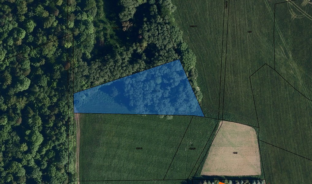 Prodej pole 3 308 m², Třinec – fotka 1 z 3