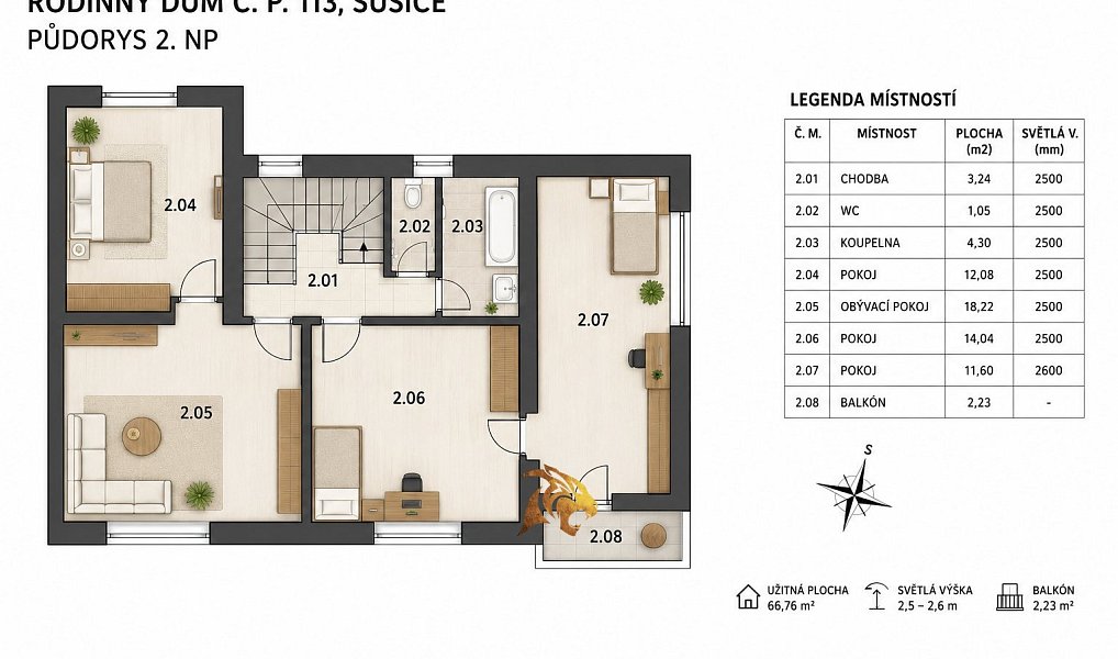 Prodej domu 170 m² s pozemkem 824 m², Sušice – náhled fotky 22