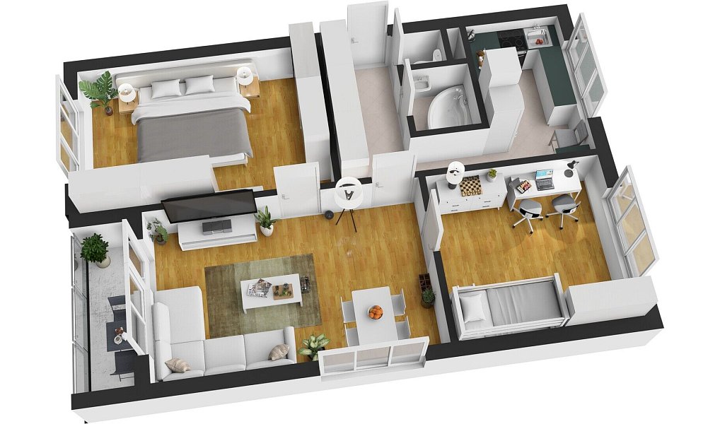 Prodej bytu 3+1 73 m², Mělník – náhled fotky 13