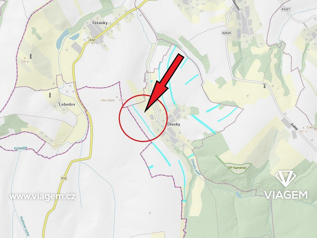 Pole 5 018 m², Podíl 10 % o výměře 502 m² – pohled 5