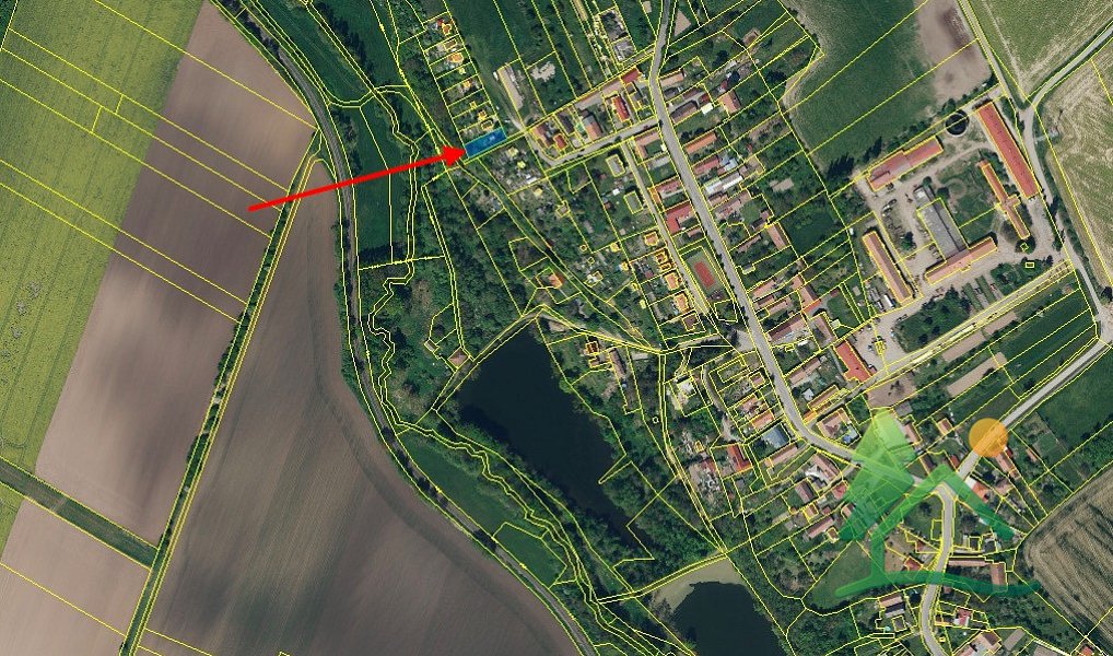 Prodej zahrady 476 m², Jeníkovice – náhled fotky 3