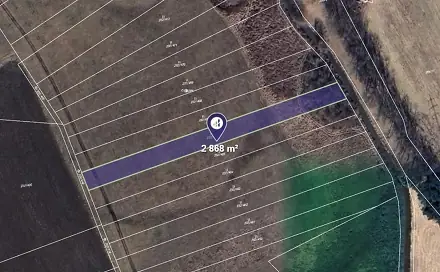 Prodej louky 2 868 m², Kly, okres Mělník