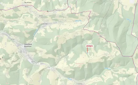 Dražba louky 465 m², Valašská Bystřice
