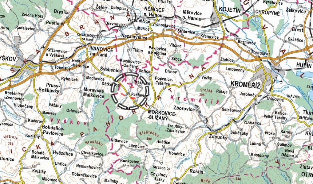 Prodej pole 51 186 m², Pačlavice – náhled fotky 5
