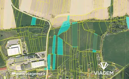 Prodej pole 3 888 m², Choustník, okres Tábor