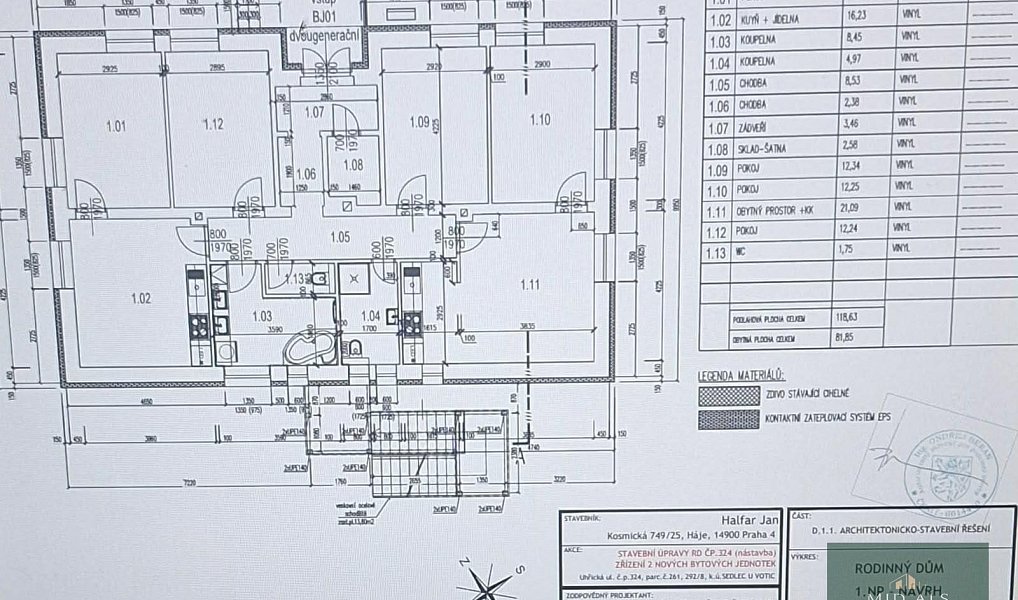 Pronájem domu 100 m² s pozemkem 1 000 m², Sedlec-Prčice – náhled fotky 14
