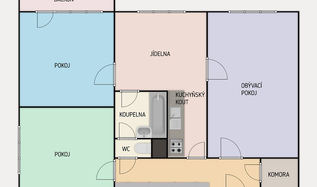Prodej bytu 3+1 72 m², Praha – náhled fotky 7