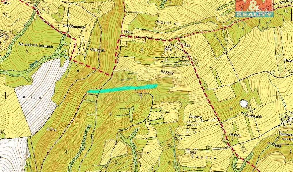 Prodej lesa 10 970 m², Lešná – náhled fotky 2