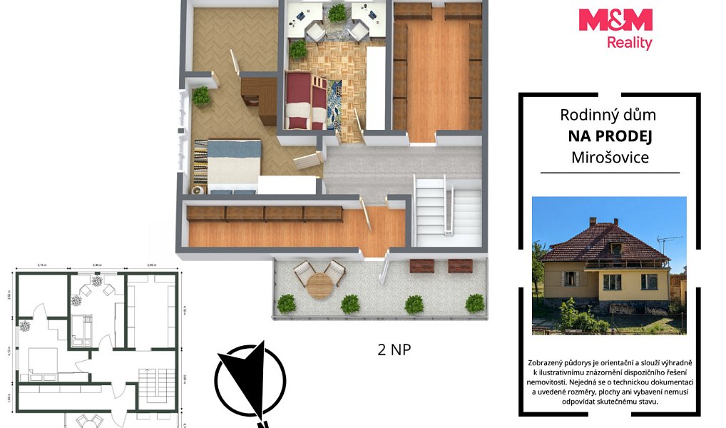Prodej chaty/chalupy 210 m² s pozemkem 2 061 m², Rataje nad Sázavou – náhled fotky 12