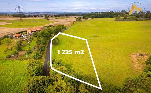 Prodej stavebního pozemku 1 225 m², Předotice - Třebkov, okres Písek