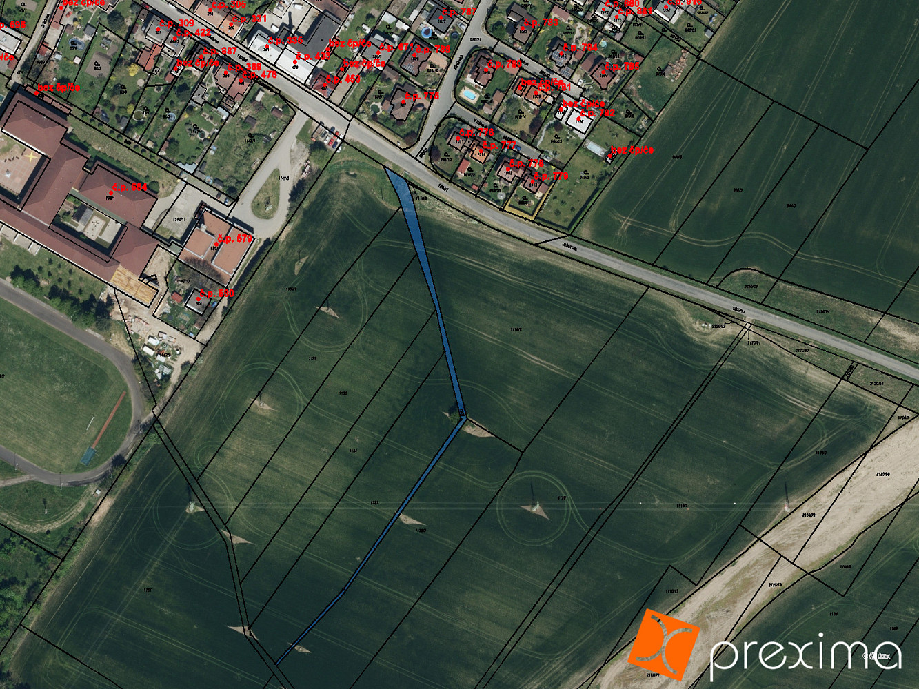 Prodej stavebního pozemku 55 m²