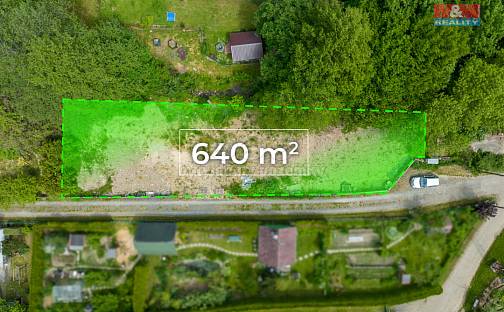 Prodej zahrady 640 m², Vsetín - Rokytnice