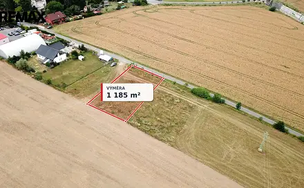 Prodej stavebního pozemku 1 185 m², Kyšice, okres Plzeň-město