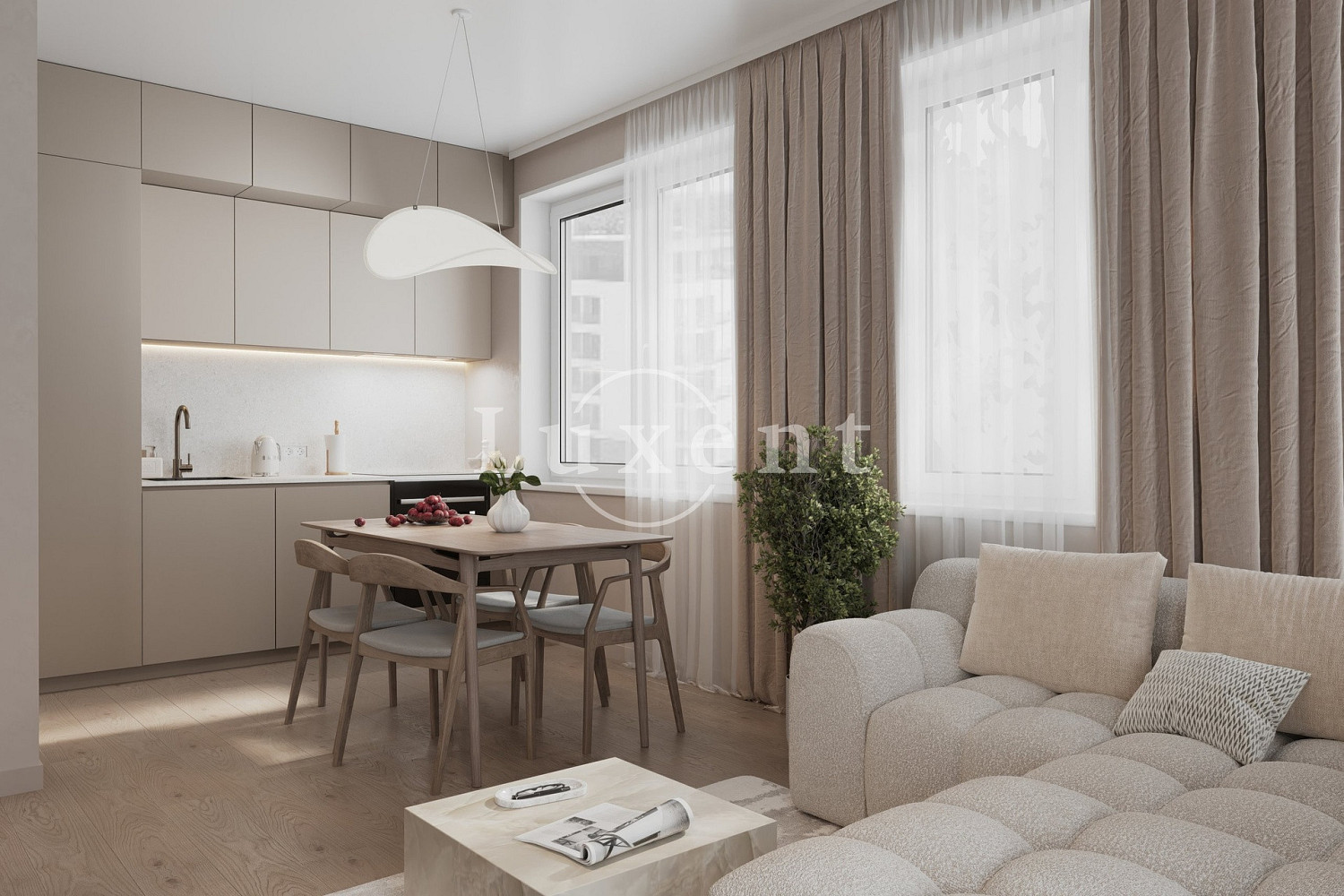 Prodej bytu 1+kk 43 m² – pohled 2