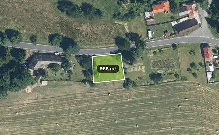 Prodej stavebního pozemku 988 m², Lestkov - Vysoké Jamné, okres Tachov