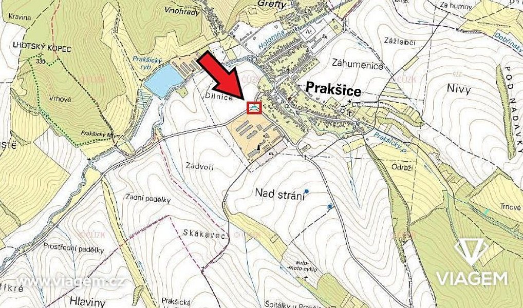 Prodej pozemku 238 m², Prakšice – náhled fotky 3