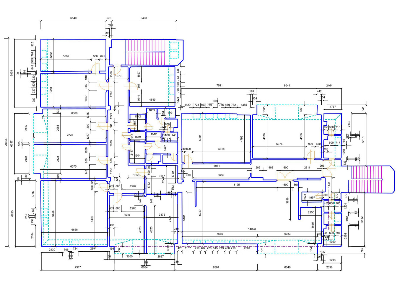 Pronájem kanceláře 530 m² – pohled 4