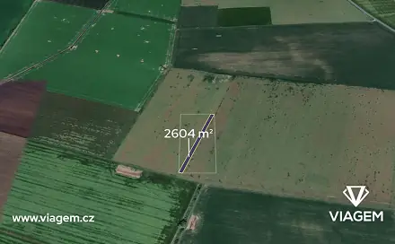 Prodej pole 325 m², Hulín, okres Kroměříž