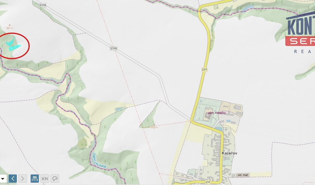 Prodej lesa 3 180 m², Kaceřov – náhled fotky 4