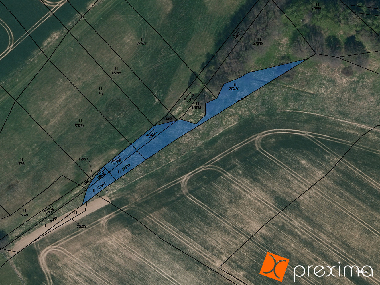 Prodej pozemku 362 m²