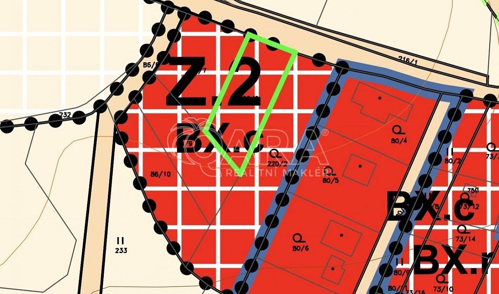 Prodej stavebního pozemku 1 032 m², Kamenice – náhled fotky 9