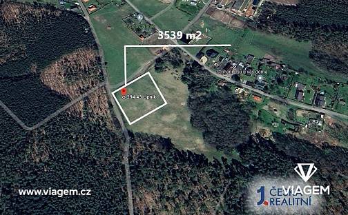 Prodej zahrady 1 769 m², Lipník, okres Mladá Boleslav