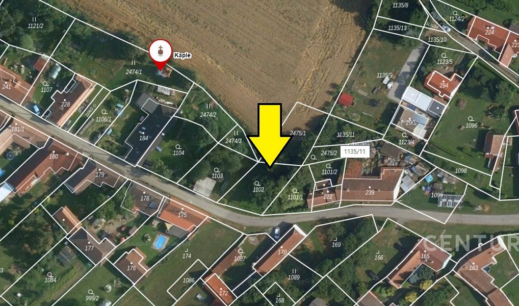 Prodej stavebního pozemku 362 m², Studnice – náhled fotky 3