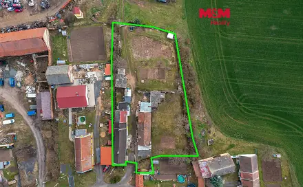 Prodej stavebního pozemku 2 655 m², Strupčice, okres Chomutov